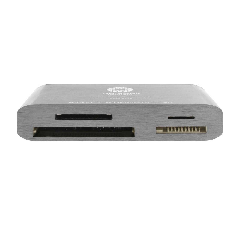 ProMaster Professional USB 3.0 Multi Card Reader - Dual Slot SD, CF and Micro SD Card Reader, (Model 8342) - Image 3